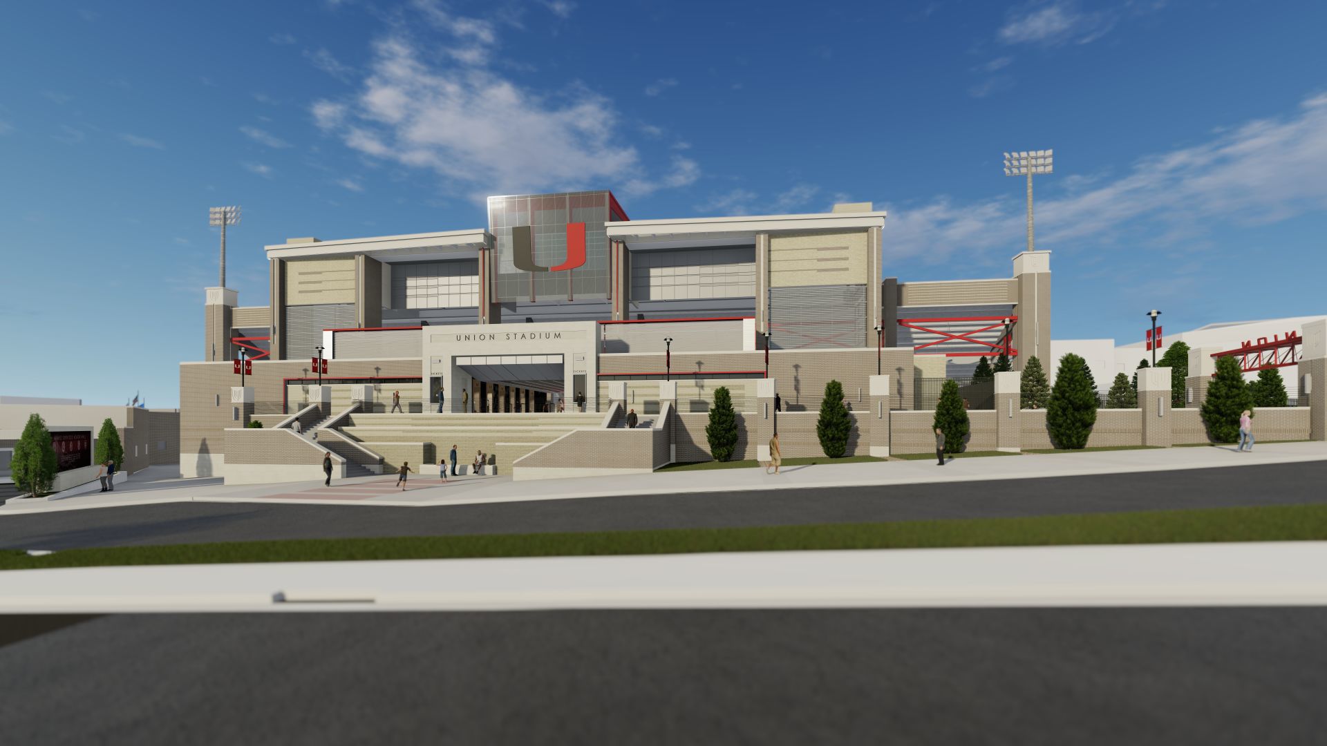 West stands redo color
